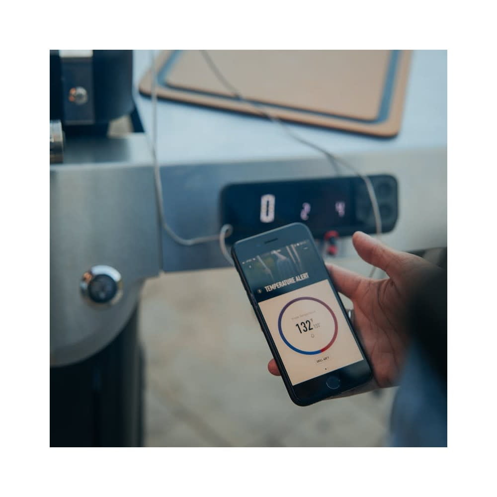 Weber Genesis Smart SX-335 3-Burner Propane Gas Grill in Stainless Steel with Side Burner