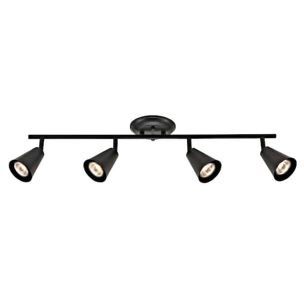 Sian 2.3 ft. 4-Light Oil-Rubbed Bronze Transitional Track Lighting Kit