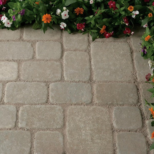 Plaza 5.51 in. L x 5.51 in. W x 1.77 in. H Rivertown Concrete Paver Tumbled (672-Pieces/140 sq. ft./Pallet)