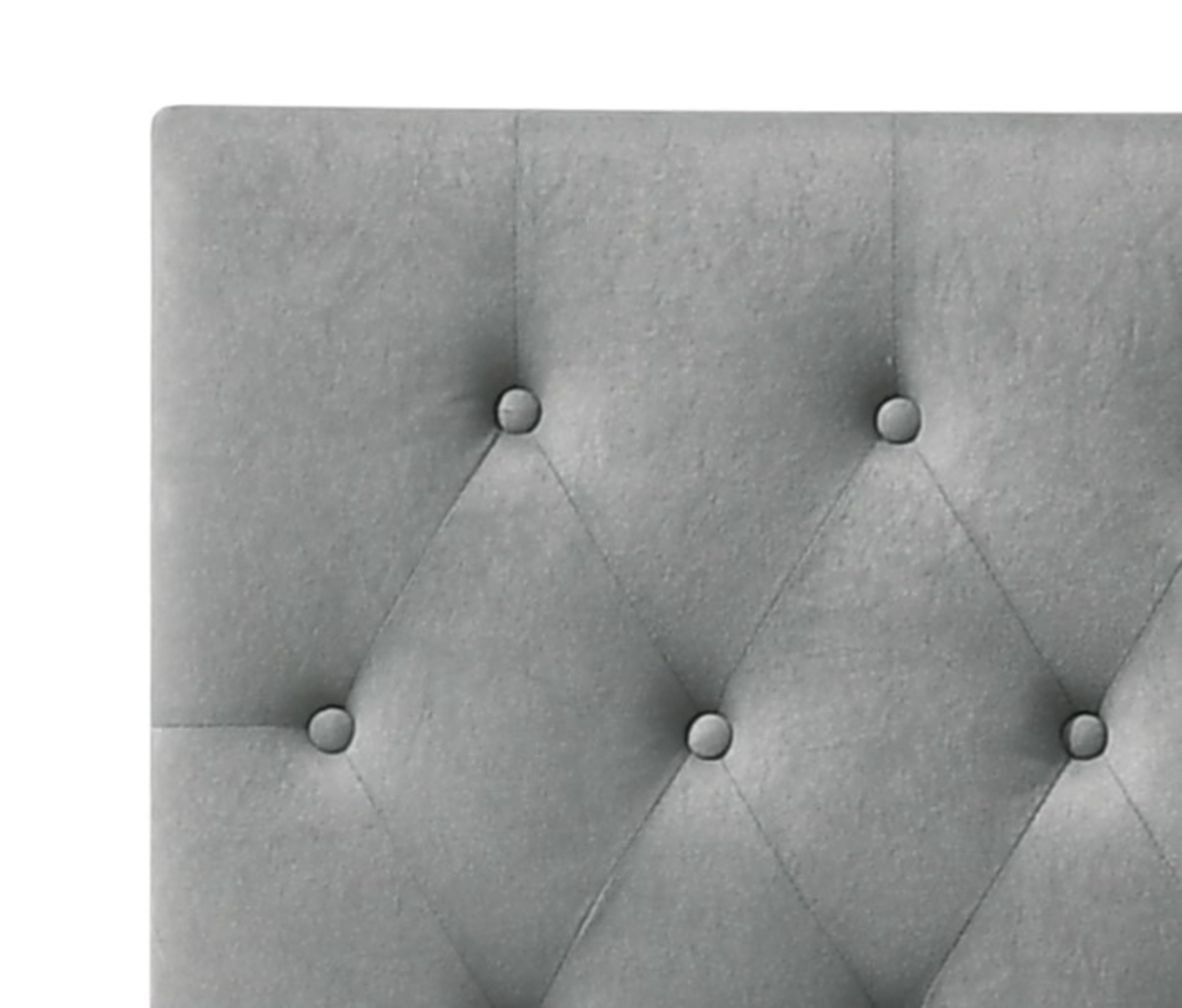 Royale Tufted Bed with USB Power Connection