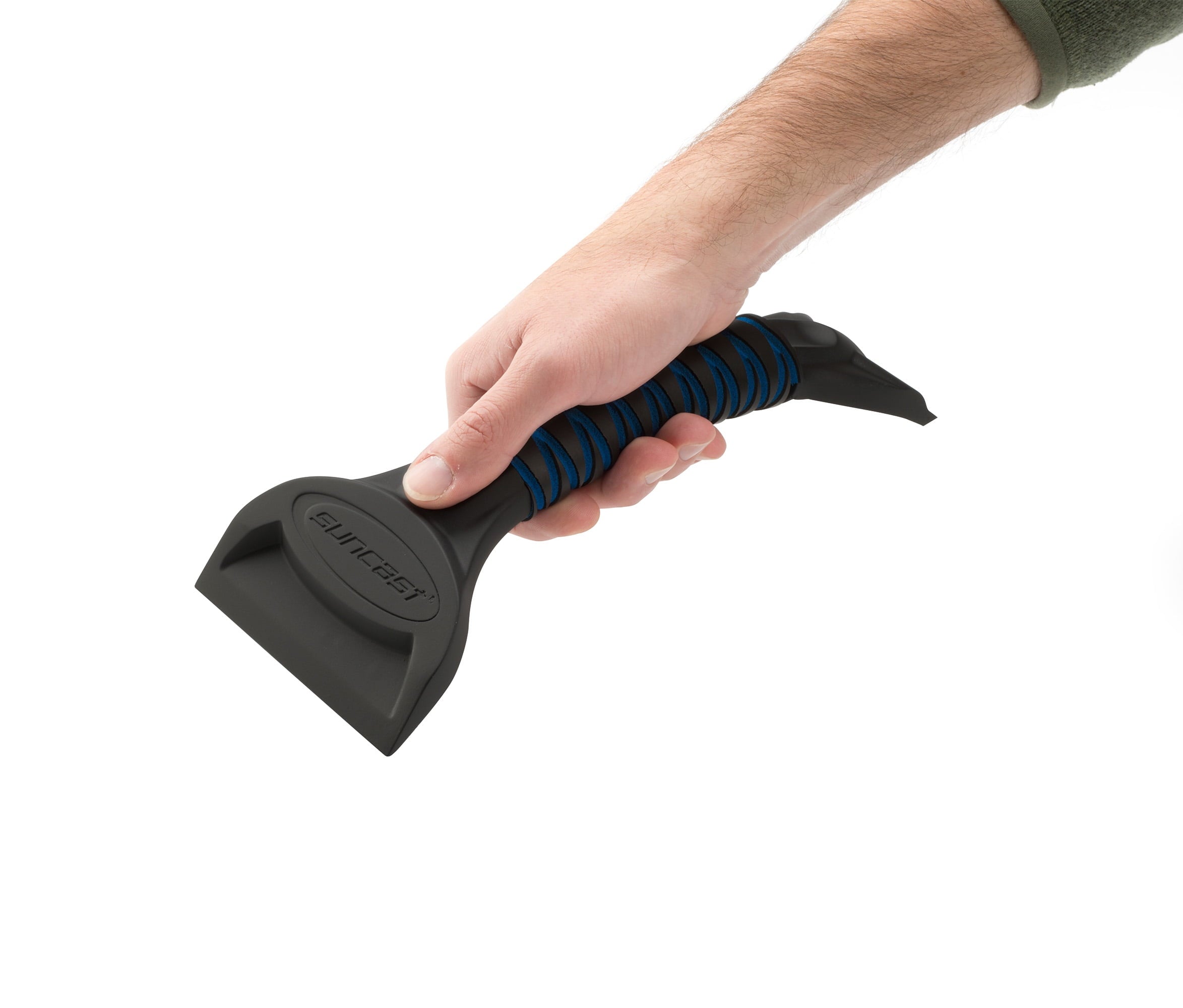 Suncast 11in. Telescoping Blue Car Shovel and Arched Ice Scraper Combo Set