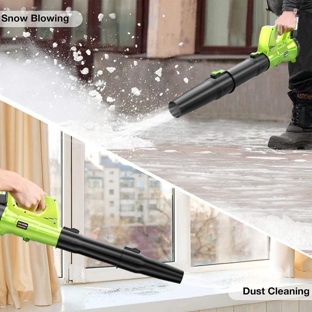 Melliful Leaf Blower, 320CFM 150MPH 20V Leaf Blower Cordless, Electric Leaf Blower for Lawn Care, Powered Leaf Blower Lightweight for Snow Blowing & Yard Cleaning