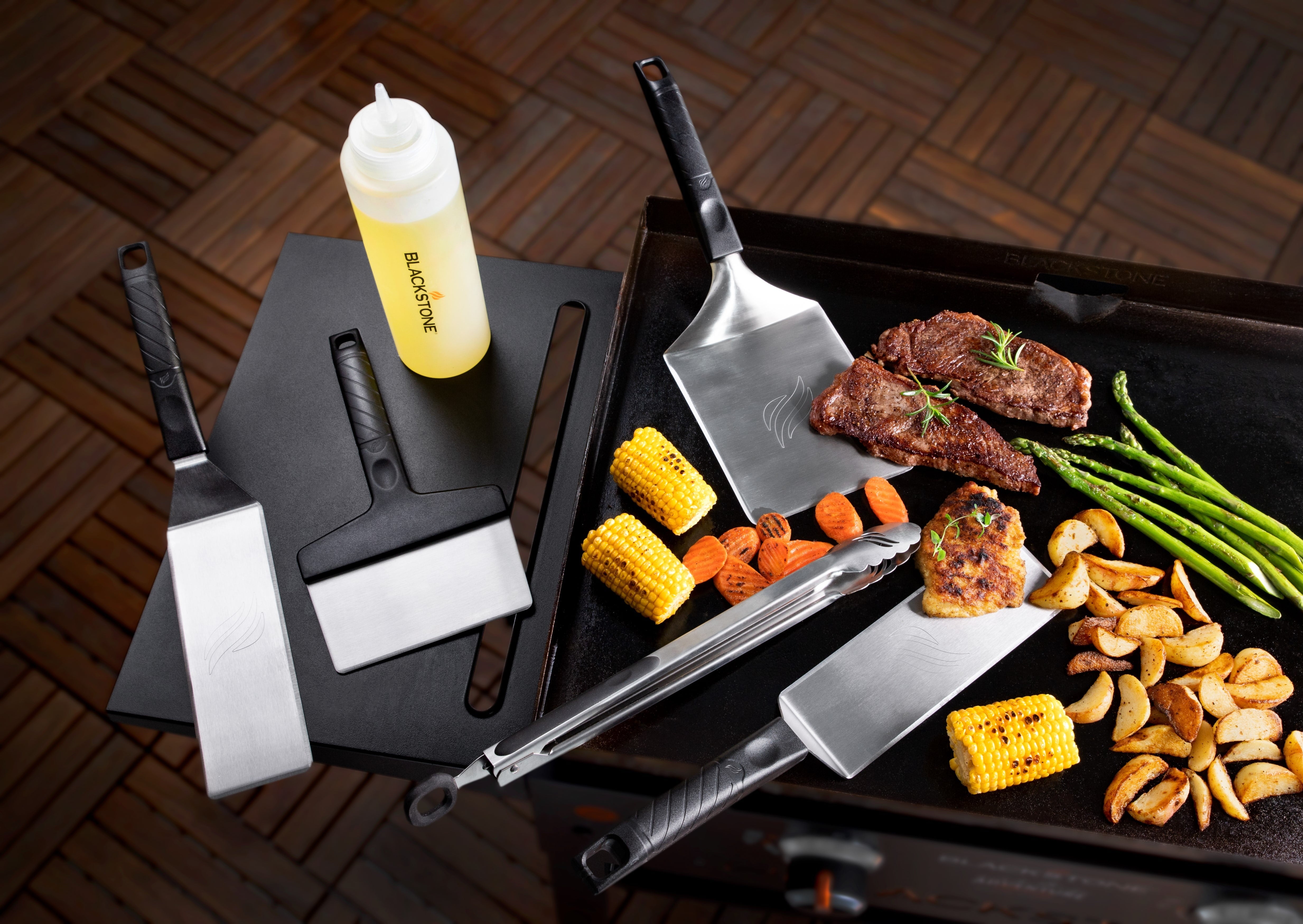 Blackstone Deluxe Stainless Steel 6-Piece Spatula Griddle Set