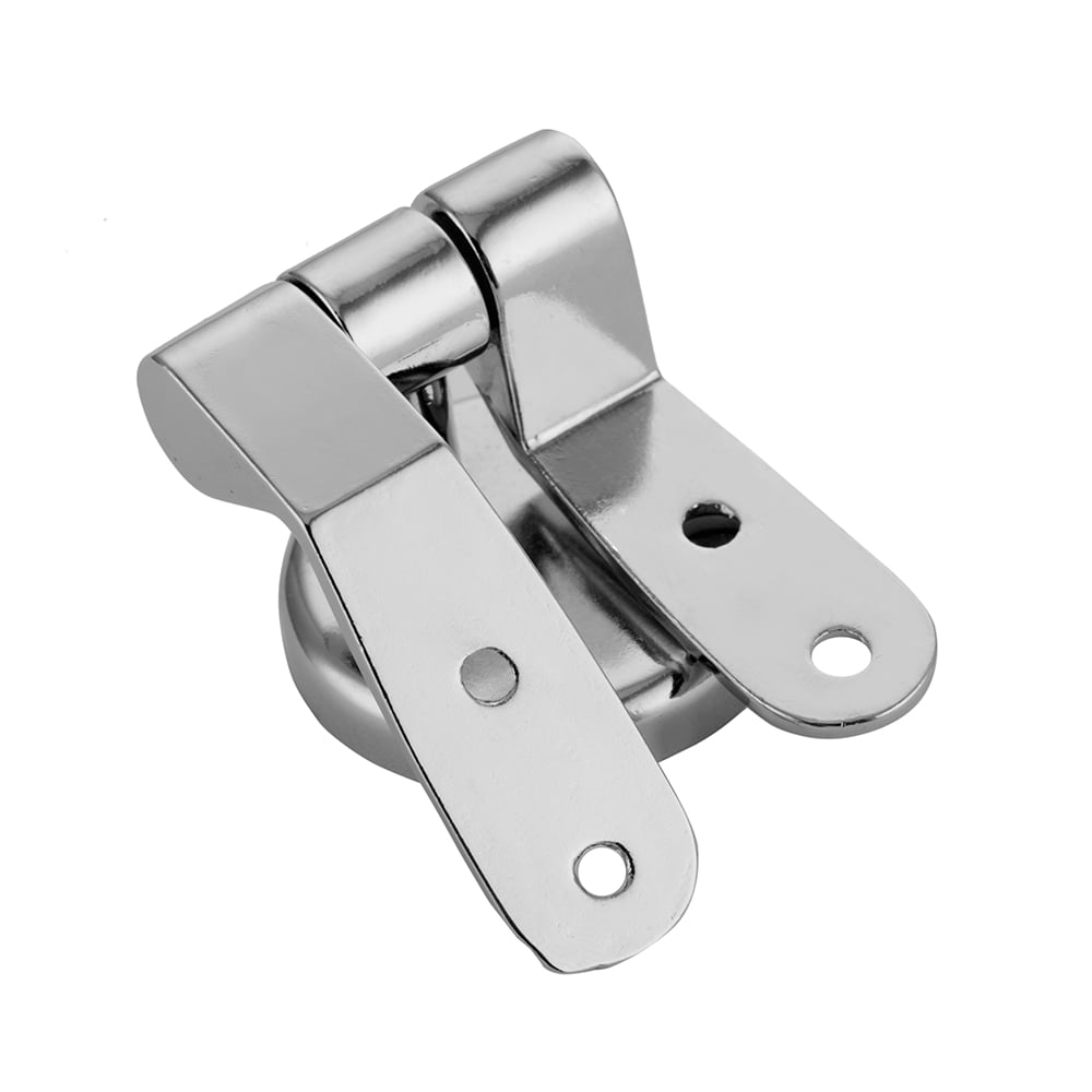 Harupink Replacement Chrome Toilet Seat Hinges Set Pair With Fittings Universal Mountings