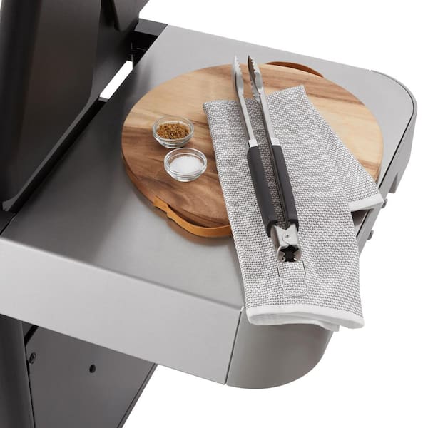 Genesis E-325s 3-Burner Natural Gas Grill in Black with Built-In Thermometer