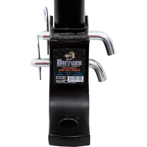 4-Position 2 in. Tubular Shank Adjustable Ball Mount