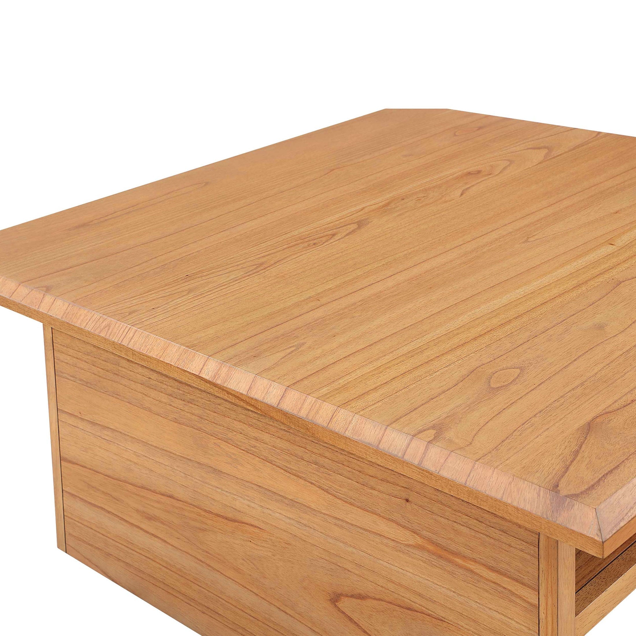 Better Homes & Gardens Pembrook Coffee Table with Solid Wood Frame, Natural Oak finish, by Dave & Jenny Marrs