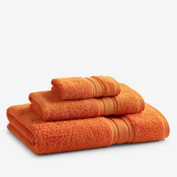 Company Cotton Pumpkin Solid Turkish Cotton Bath Towel