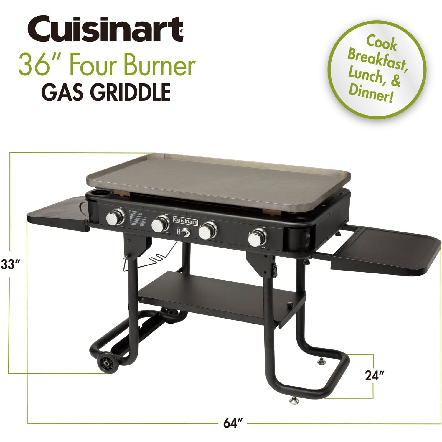 36-in 4-Burner Gas Griddle