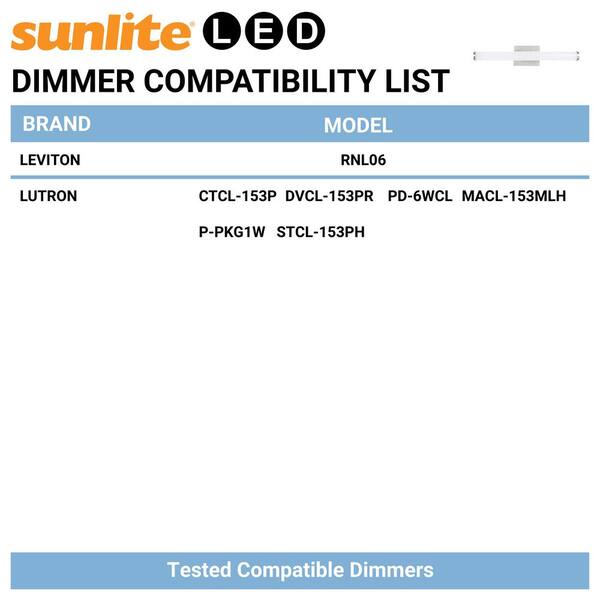 24 in. 1-Light Brushed Nickel LED Vanity Light Dimmable 1750 Lumens Bar with Selectable CCT Switch 3000K 4000K 5000K