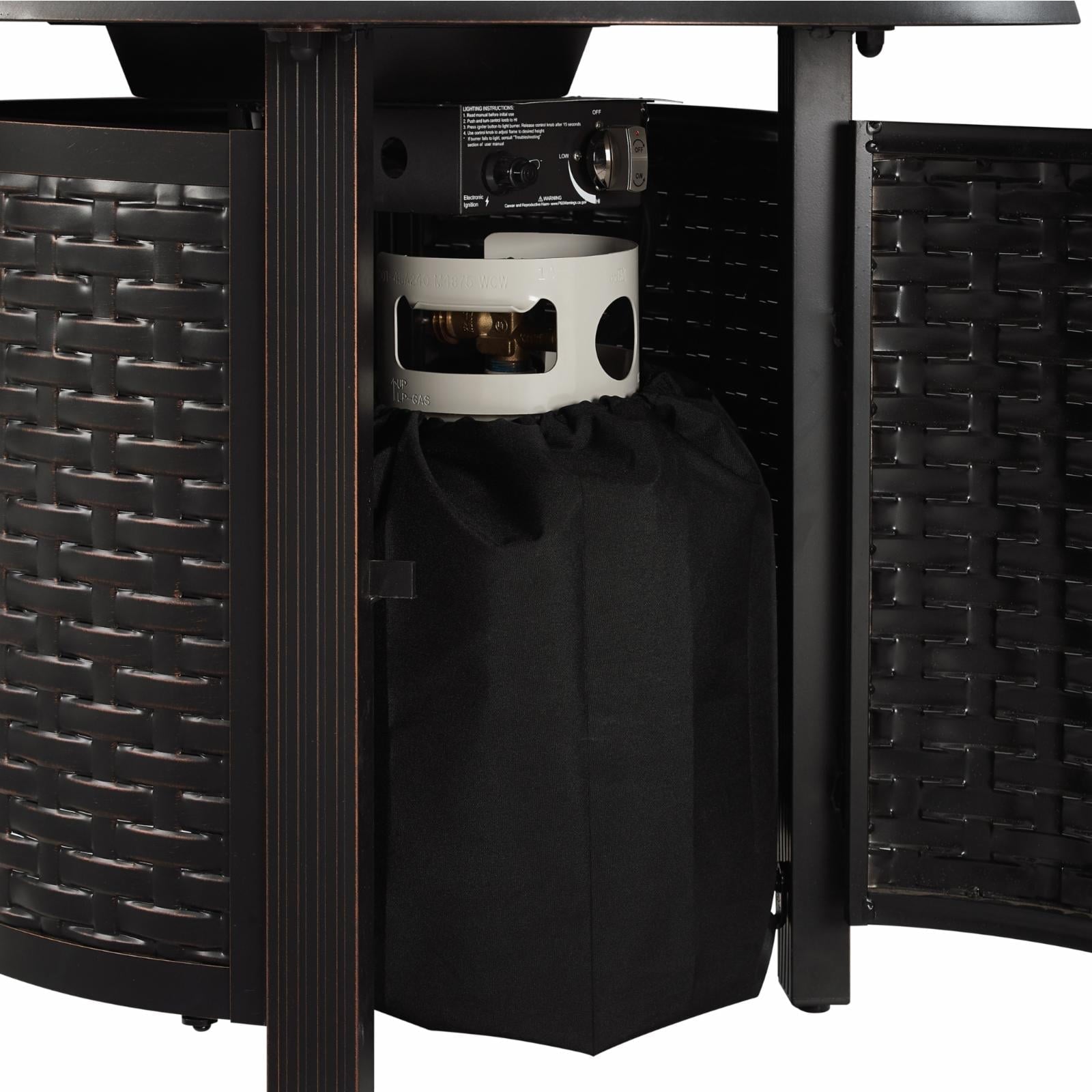 Fire Sense Davis 39.5 in. Propane Fire Pit