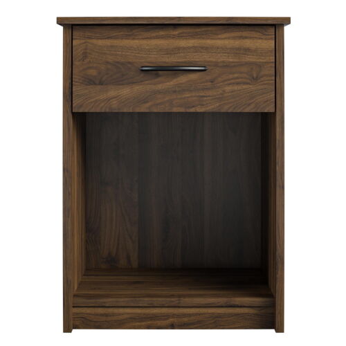 Classic Nightstand with Drawer, Walnut