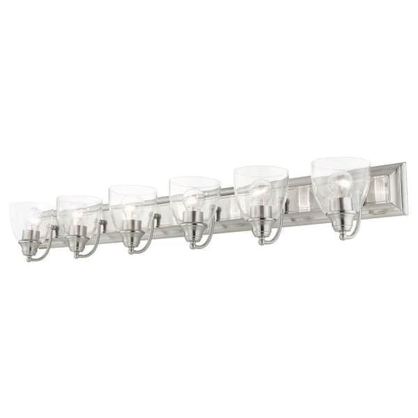 Birmingham 6 Light Brushed Nickel Vanity Sconce
