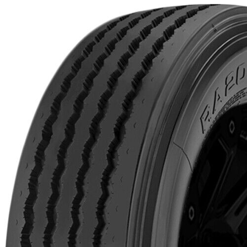 8R19.5 Dynatrac RA200 124M Load Range F Black Wall Tire