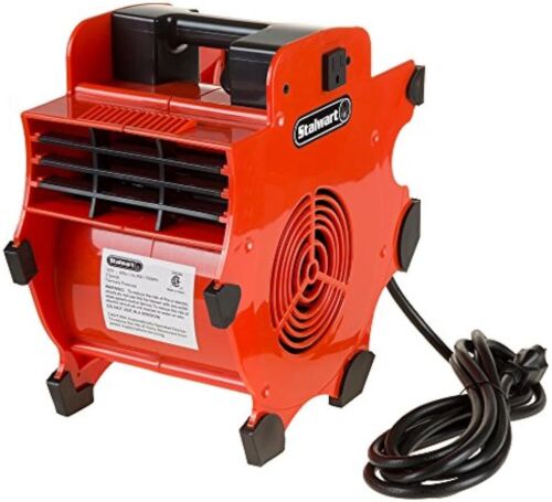 Blower Fan - 3-Speed Heavy-Duty Floor and Carpet Dryer - Portable Air Mover(Red)