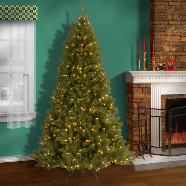 7.5 ft. PowerConnect North Valley Spruce Artificial Christmas Tree with Dual Color LED Lights