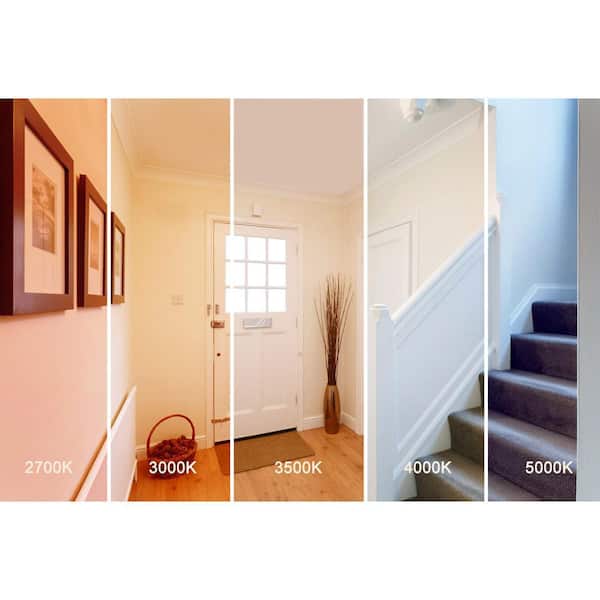 Chelwood 13 in. Chrome Selectable LED Flush Mount