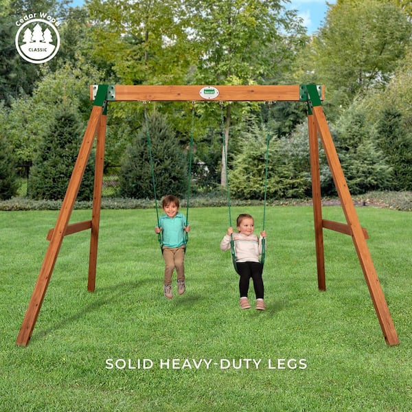 Heavy Duty Durango Wooden Swing Set