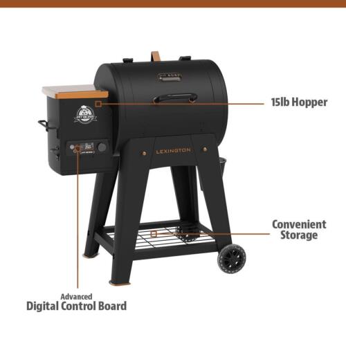 Pit Boss Lexington 500 Wood Pellet Grill - Onyx Edition