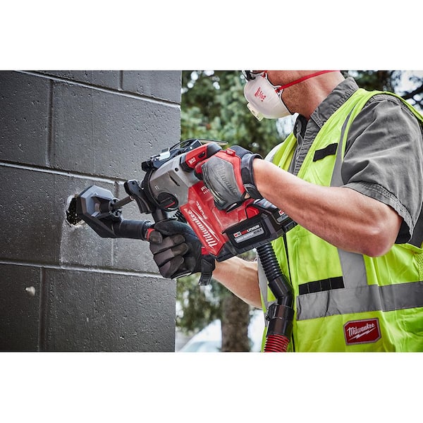 M18 FUEL 18V Lithium-Ion Brushless 1 in. Cordless SDS-Plus Rotary Hammer Kit with Two 6.0 Ah Batteries, Hard Case