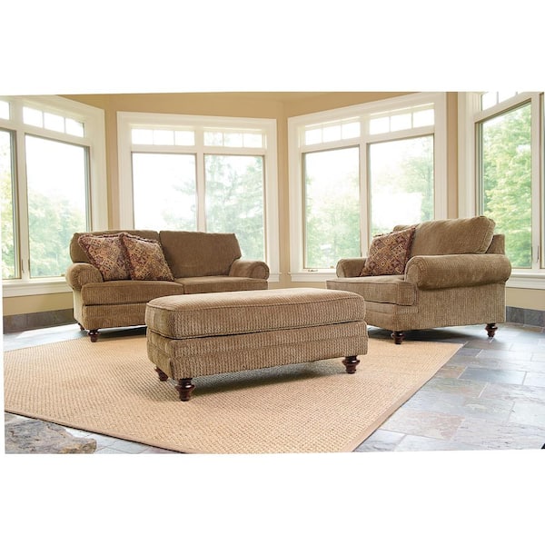 Turned Bun Foot with Hanger Bolt - 4 in. H x 4 in. Dia. - Sanded Unfinished Hardwood - DIY Leg for Sofa, Stool, Armchair