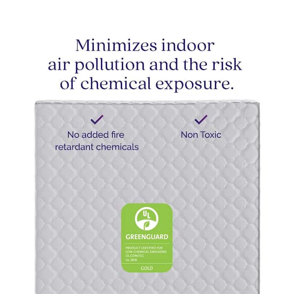 Cozey 8 in. Spring Coil Futon Mattress, Microfiber, Full, Taupe Gray