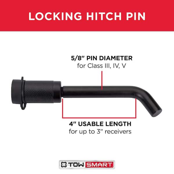 BAJA Collection - 5/8 in. Bent Pin Barrel Style Receiver Lock and Coupler Lock (Keyed Alike)