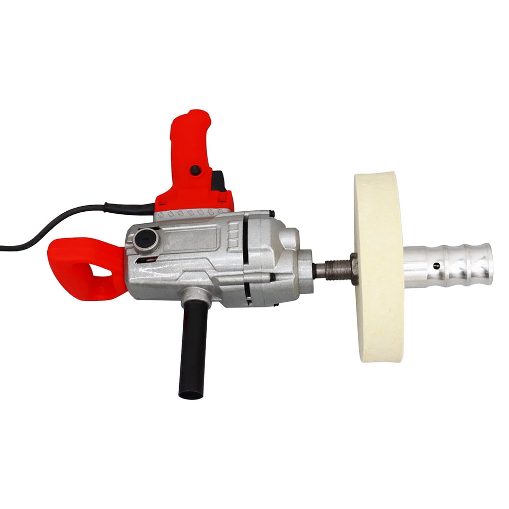 INTBUYING Glass Scratch Removal Machine Glass Surface Polish and Repair Tool Wool Wheel Glass Polishing Machine 220V