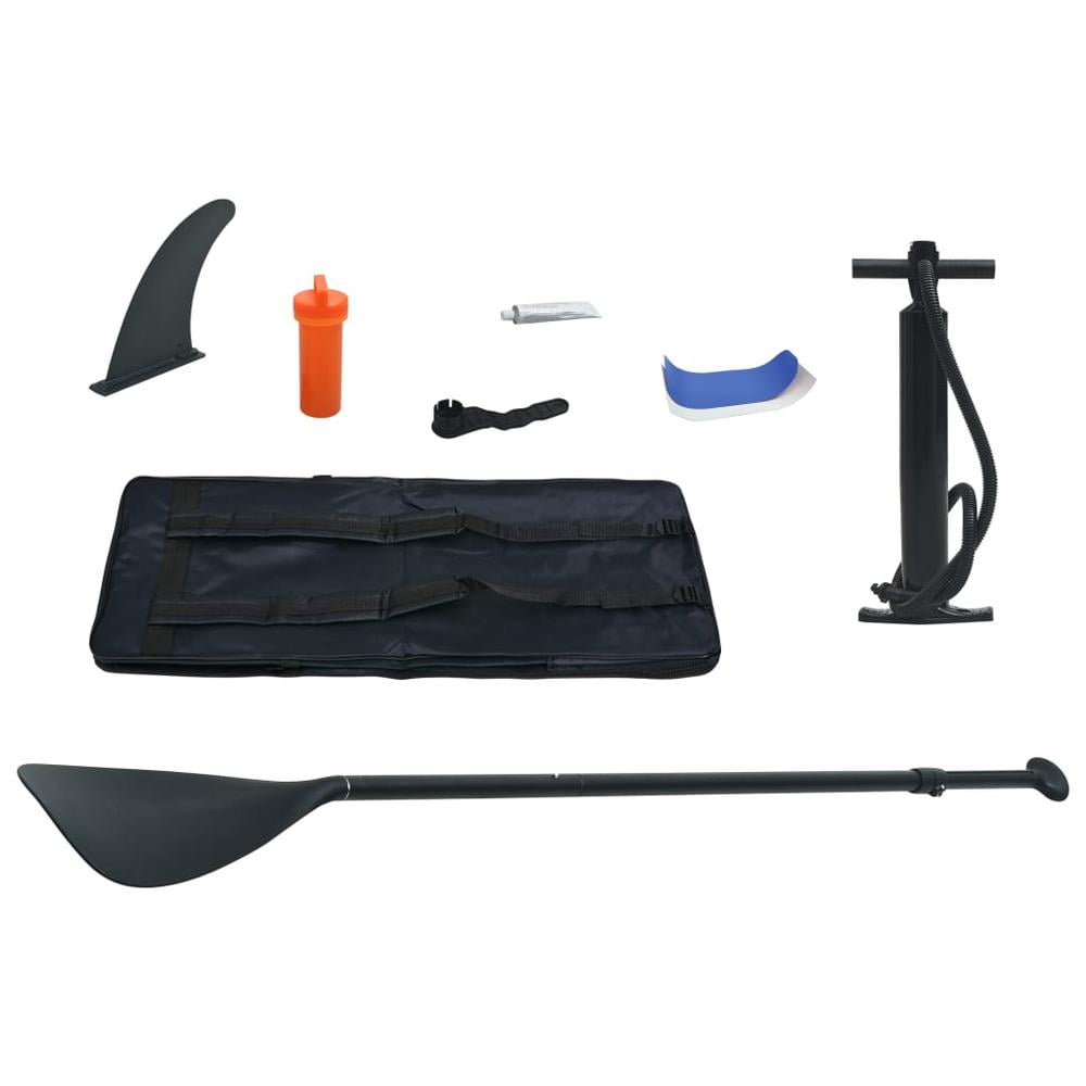 vidaXL Stand Up Paddle Board Set SUP Surfboard Inflatable Blue and White, 92204