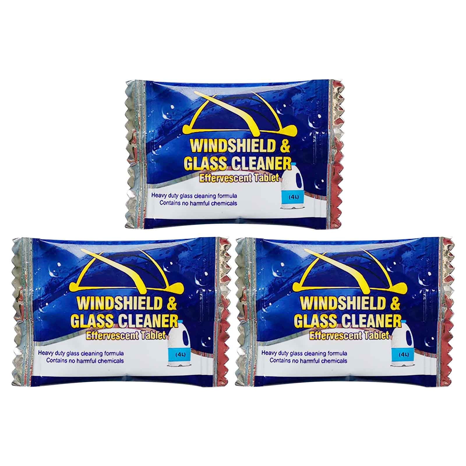 Thsue 100PCS Car Glass Water Effervescent Tablet Four Seasons Wiper Water Solid Wiper Glass Liquid Cleaning Supplies