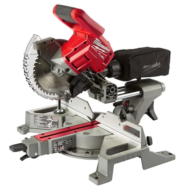 M18 FUEL 18V Lithium-Ion Brushless Cordless 7-1/4 in. Dual Bevel Sliding Compound Miter Saw with Stand (Tool-Only)