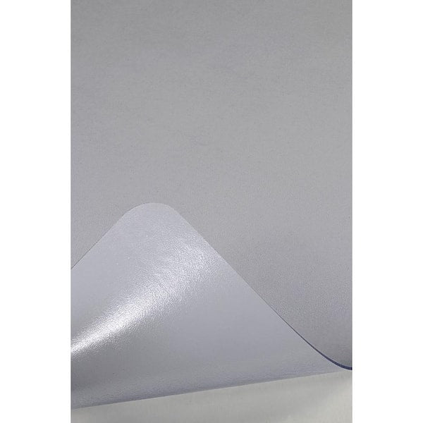 46 in. x 60 in. Clear Rectangle Office Chair Mat for Hard Floors