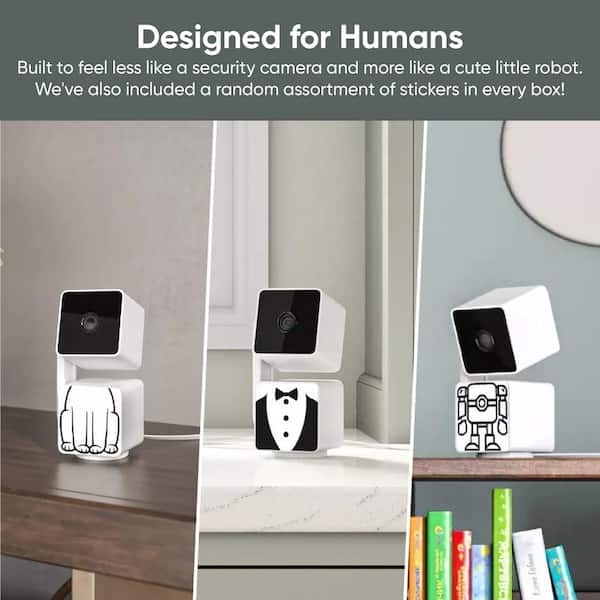 Pan v3 Wired Indoor/Outdoor 1080P HD Home Security Camera with Privacy Mode