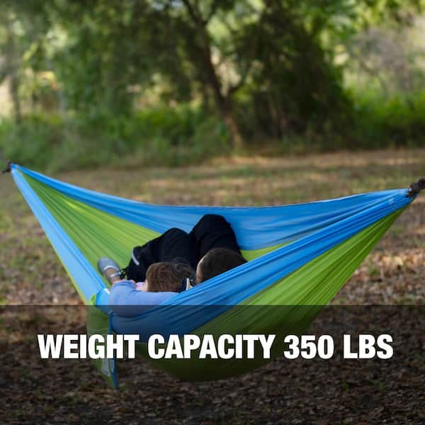 9 ft. Hammock in a Bag Hammock Bed with Carabiners and Tree Straps in Mermaid