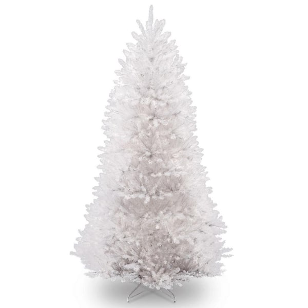 9 ft. Dunhill White Fir Tree with Clear Lights