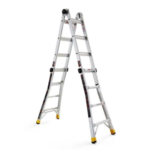 Gorilla MultiPosition Ladder/Step Stool Adjustable+Fol<wbr/>ding+Aluminum (Combo-Pack)