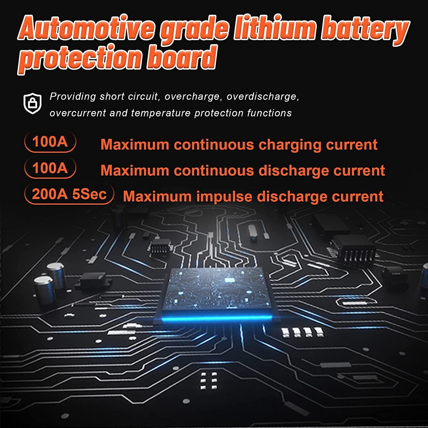 2 Pack 12V 200Ah LiFePO4 Lithium Deep Cycle Rechargeable Battery Pack Built-in 100A BMS 5000-7000 Cycles Perfect for RV Solar Marine Overland Off-Grid Application