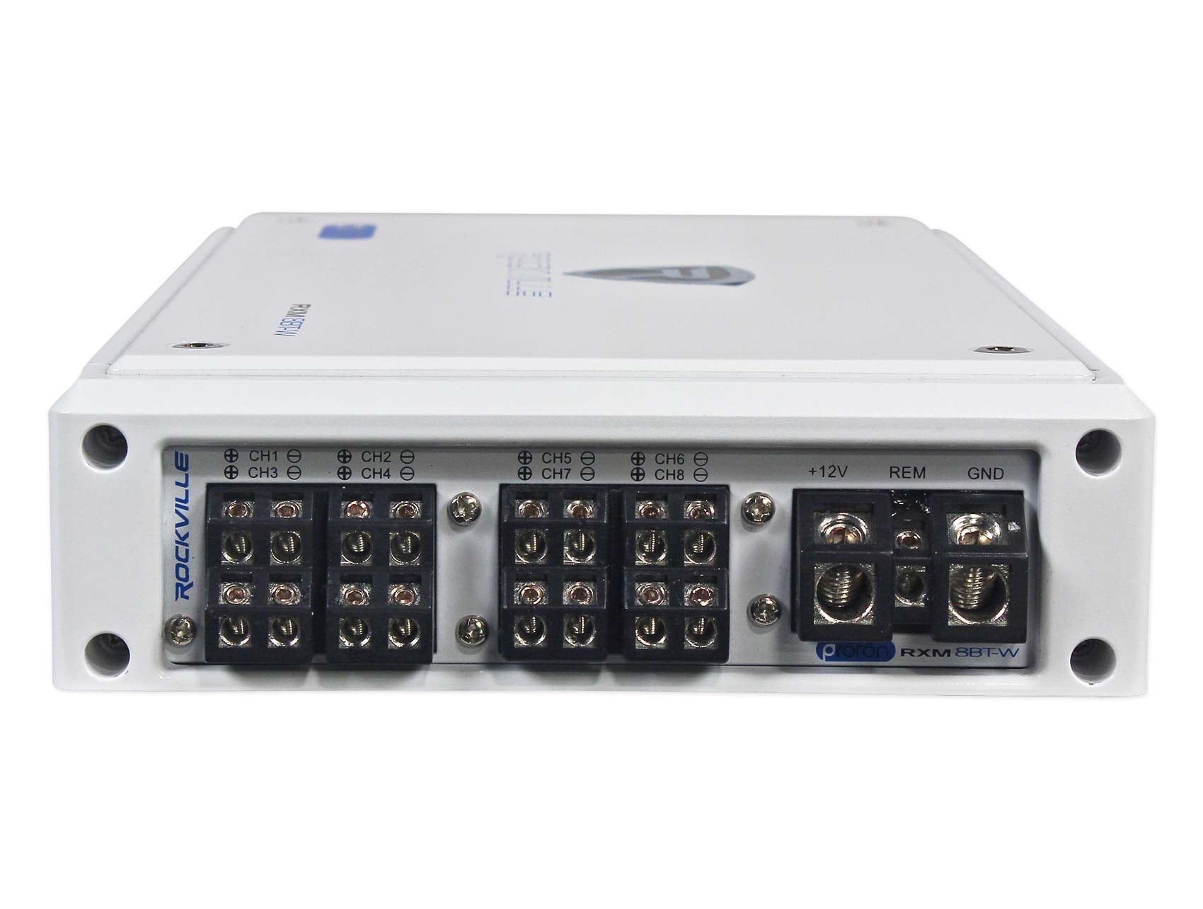 Rockville RXM8BTW 8 Channel 1500 Watt Bluetooth Car Stereo Amplifier Amp
