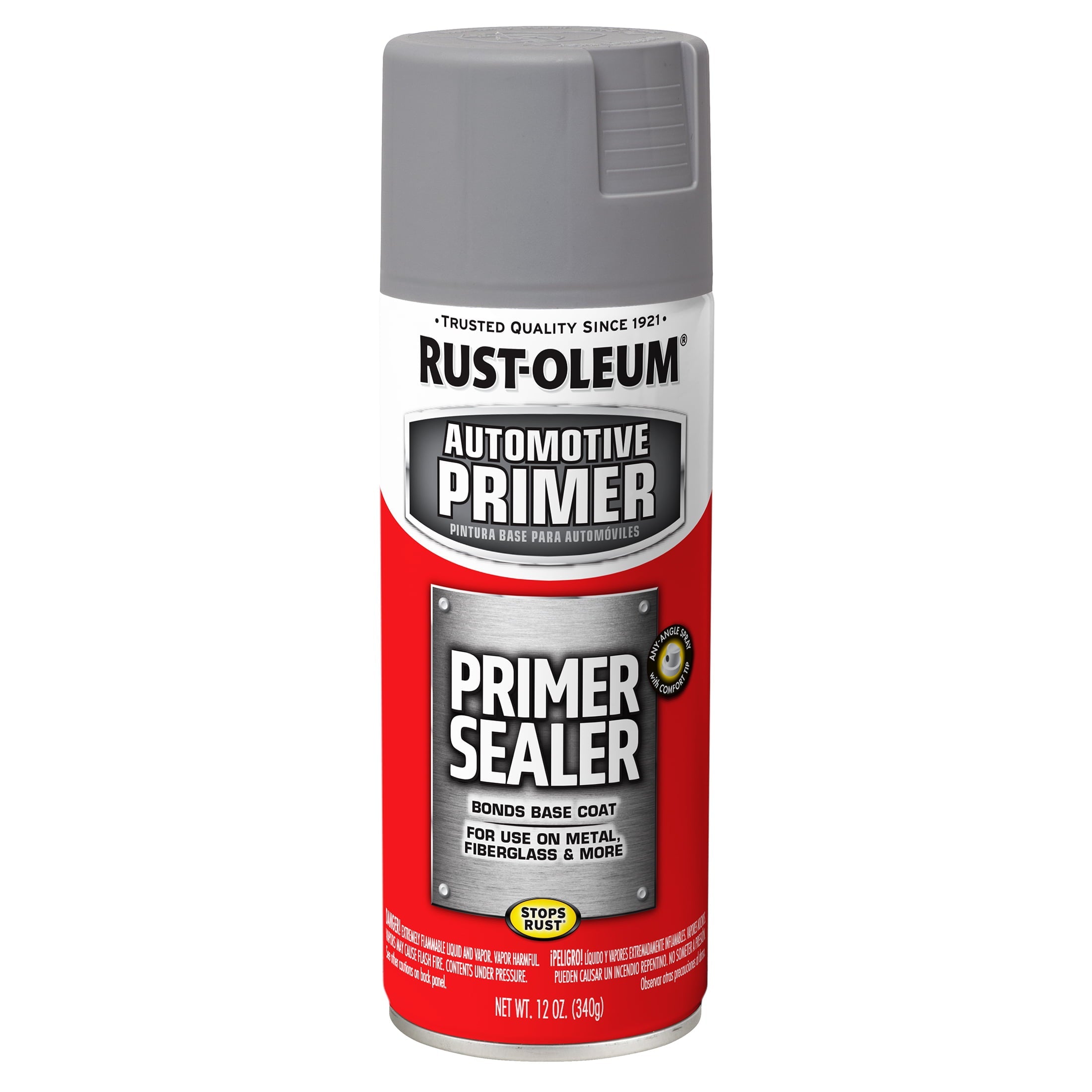 Gray, Rust-Oleum Automotive Primer Sealer Spray-249321, 12 oz