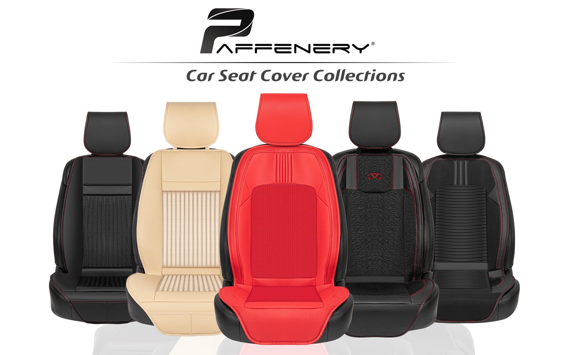 Paffenery Luxury Heated and Cooling Car Seat Cover, Ventilated Cooling Car Seat Warmer Cushion 12-24V Universal Fit, Fashion Black