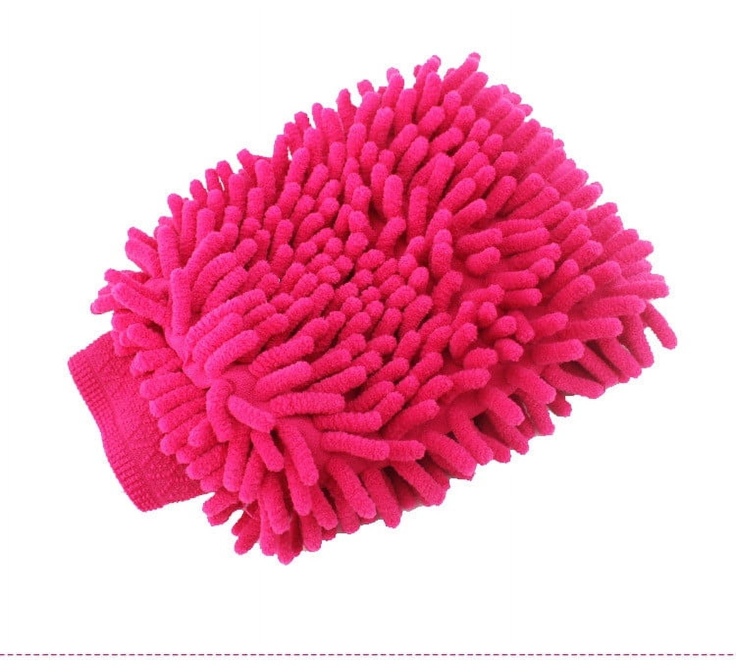 Casewin Car Wash Mitt – Scratch-Free Chenille Microfiber Washing Mitts, Dual Sided Cleaning Gloves for Dirt & Bugs - Premium Sponge Cloths for Cars, Trucks and Boats - 4Pack