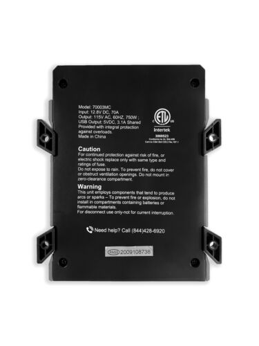 750 WATTS VEHICLE POWER INVERTER