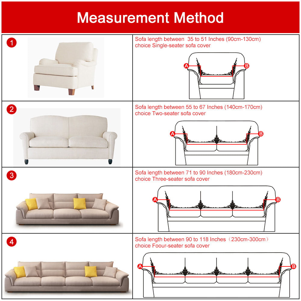 Topchancess Stretch Velvet Sofa Covers for 1/2/3/4 Seater Couch Covers Sofa Slipcovers Couch Protector