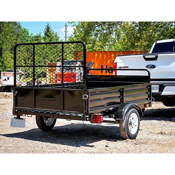 4.5 ft. x 7.5 ft. Single Axle Utility Trailer Kit with Drive-Up Gate