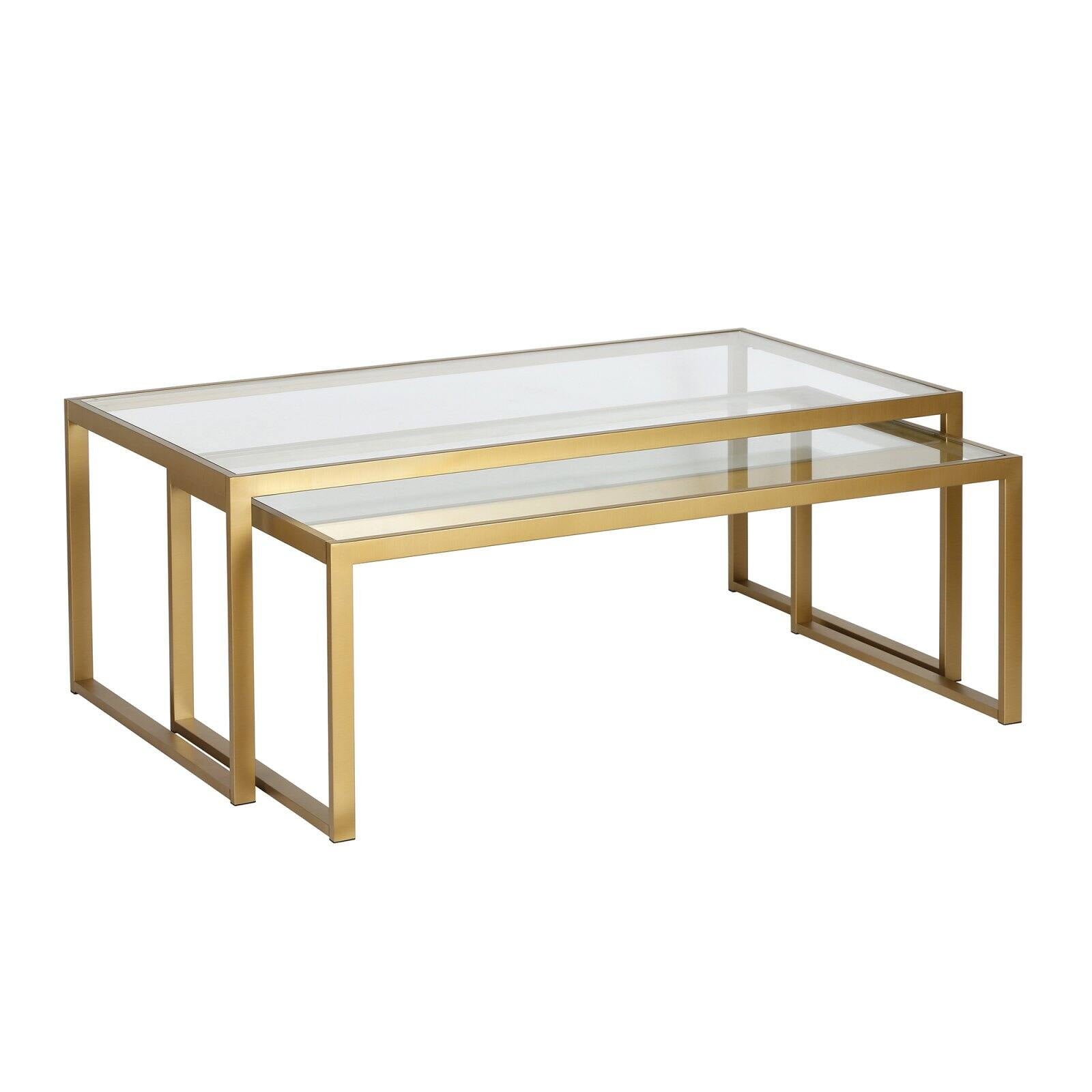 Hudson & Canal Rocco Nesting Coffee Table Set
