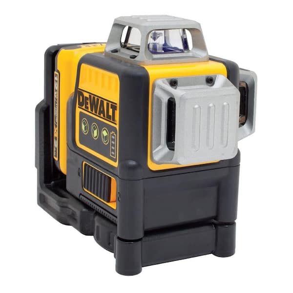 12V MAX Lithium-Ion 100 ft. Green Self-Leveling 3-Beam 360 Degree Laser Level with 2.0Ah Battery, Charger and Case