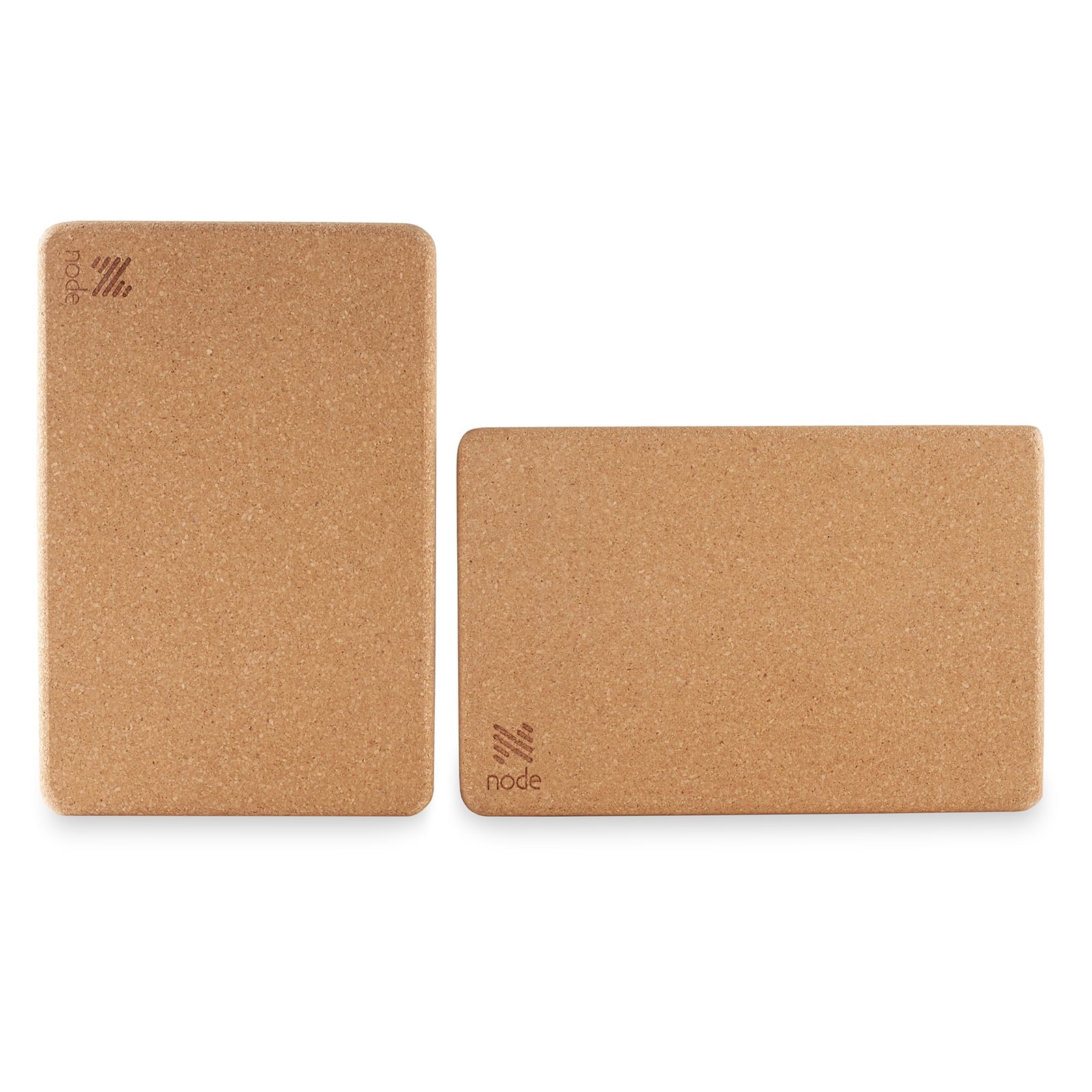 Node Fitness (Set of 2) Natural Cork Yoga Blocks