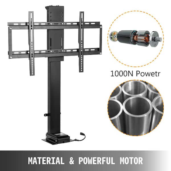 Swivel Motorized TV Lift Stroke Length 40 in. Motorized TV Mount Fit for 32-70 in. TV Lift Height Adjust 28.74-68.11 in.