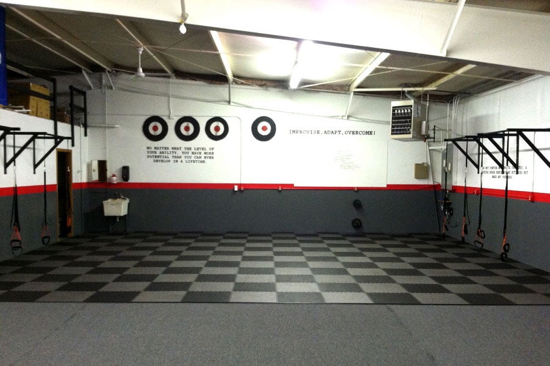 BalanceFrom 1 In. Extra Thick Puzzle Exercise Mat with EVA Foam Interlocking Tiles for MMA, Exercise, Gymnastics and Home Gym Protective Flooring, 72 Sq. Ft.