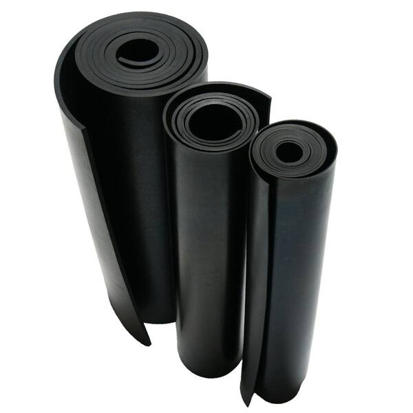 Neoprene Commercial Grade 60A - 1/8 in. Thick x 8 in. Width x 8 in. Length - Rubber Sheet (5-Pack)